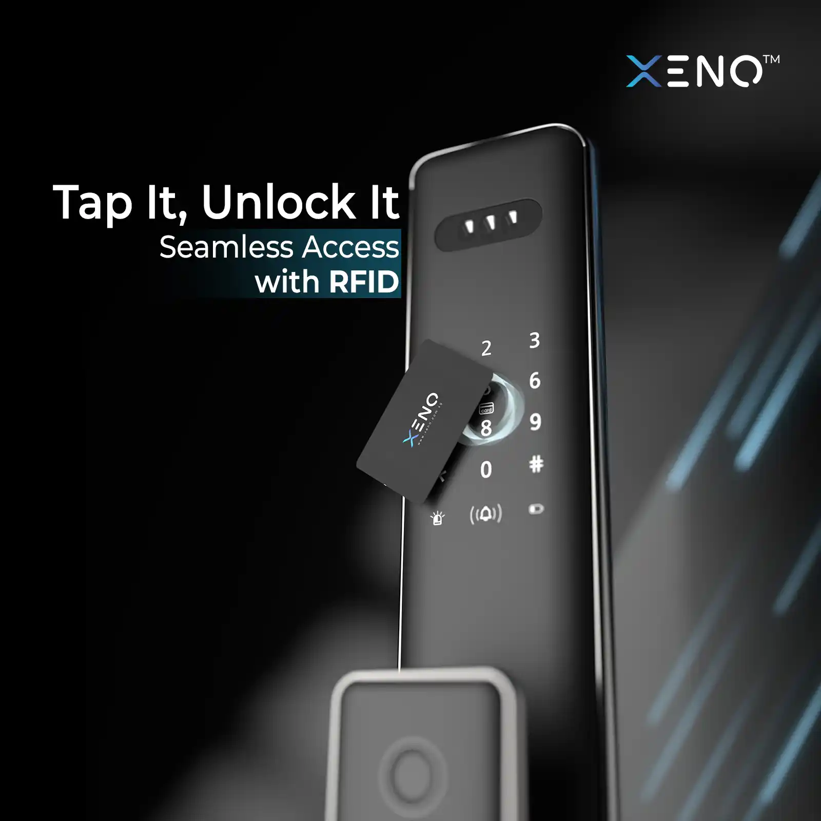 Fastest-RFID-unlocking-digital-door-lock