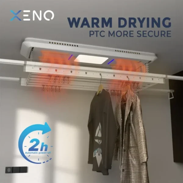 Xeno-Laundry-Hanger-Fast-Warm-Drying-for-All-Seasons Convenient home drying rack JB
