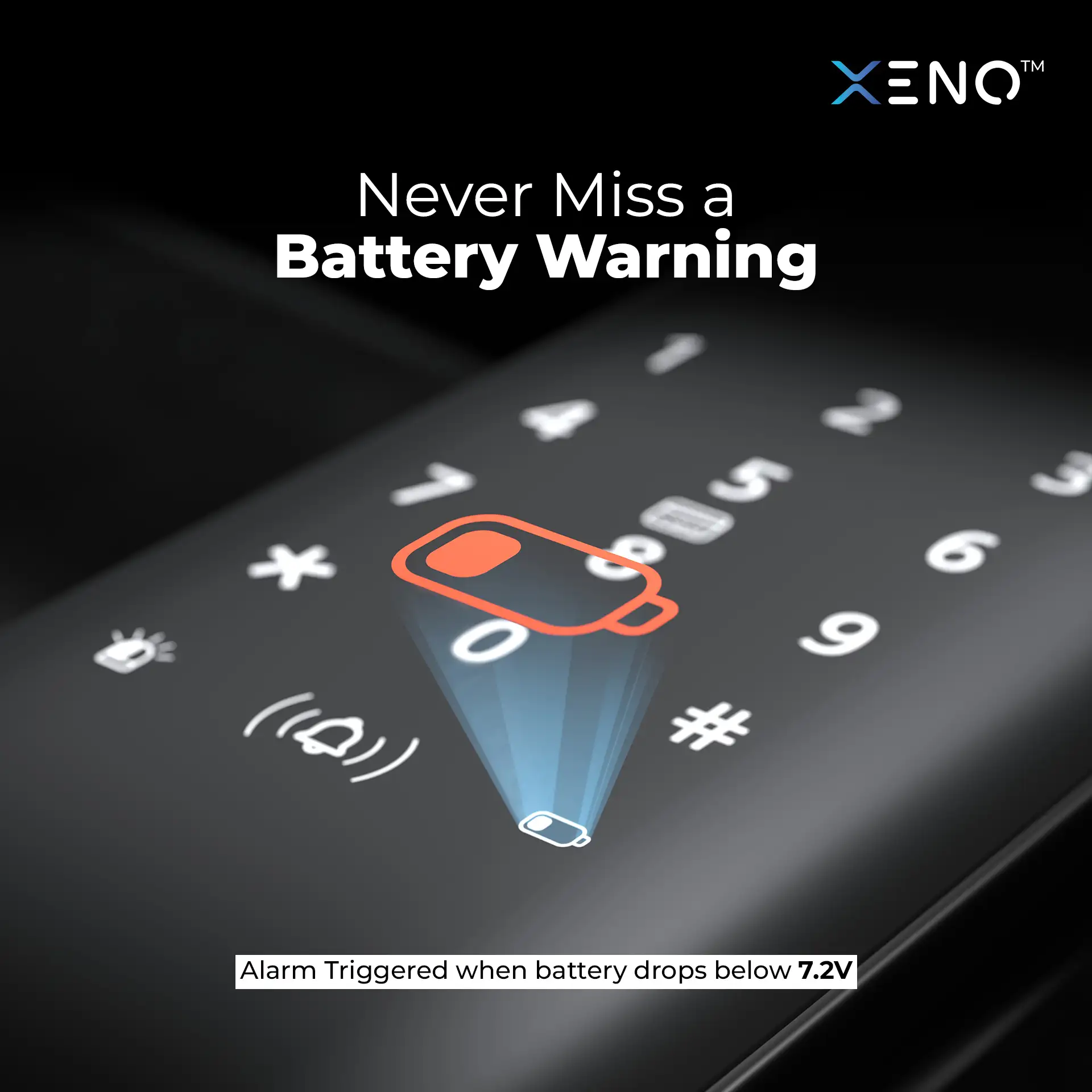 Xeno-digital-door-lock-battery-alarm