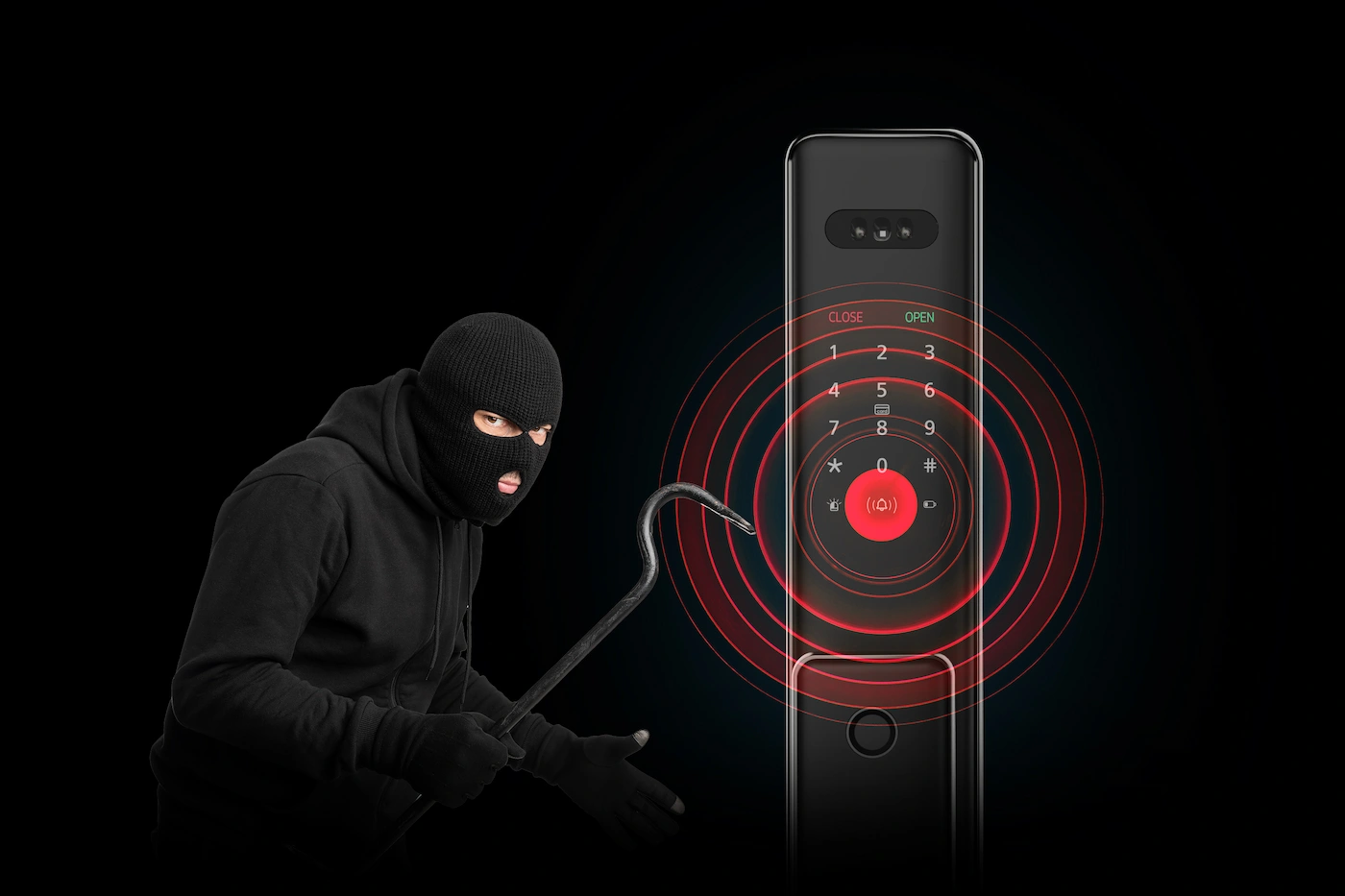  Most secured anti theft alarm in build digital lock in JB 