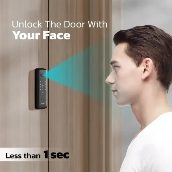 Facial recognition rim door lock JB