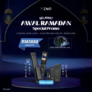Alexi Pro Max + X Gate Lock Awal Ramadan digital lock bundle