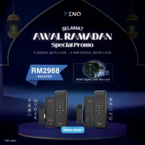 X Rim + X Gate Lock Awal Ramadan digital lock bundle