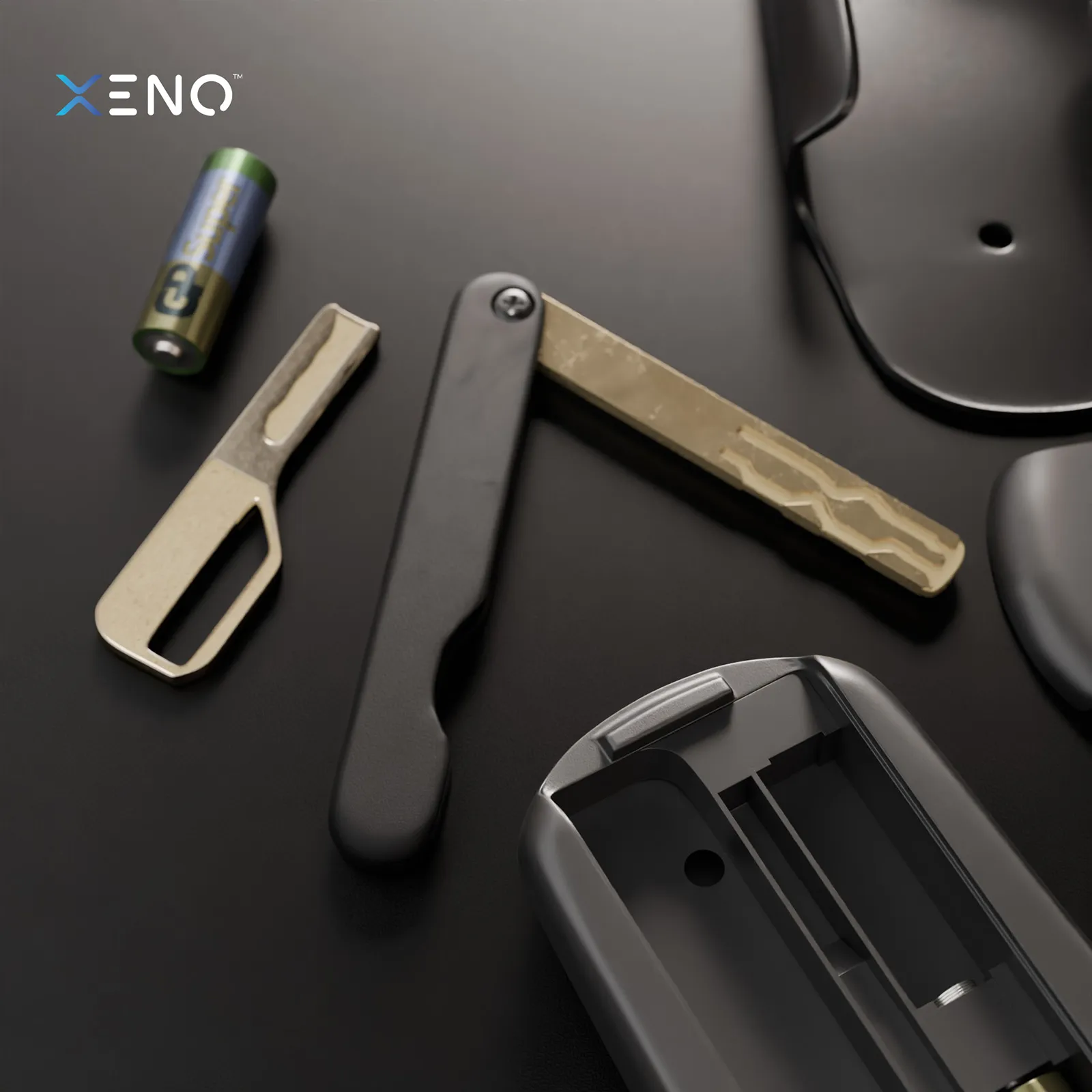 Remote control with storage space JB home