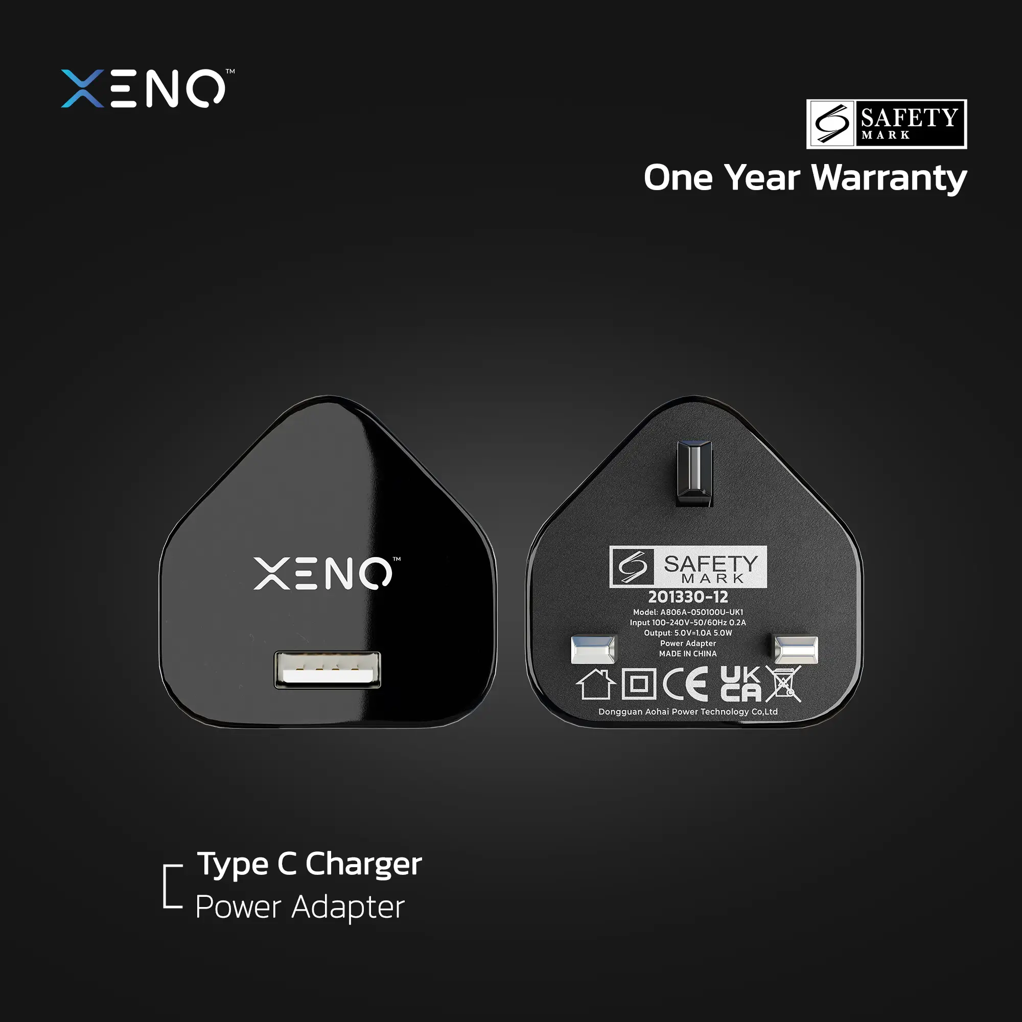 XENO Charger Adapter with safety standard