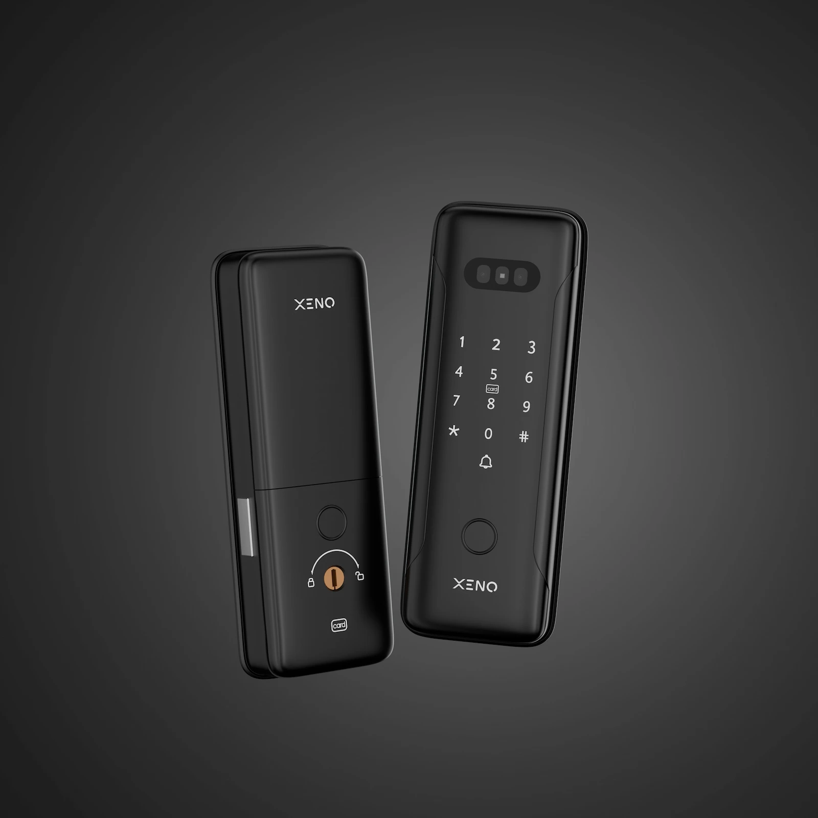 Multi-access method digital gate lock JB