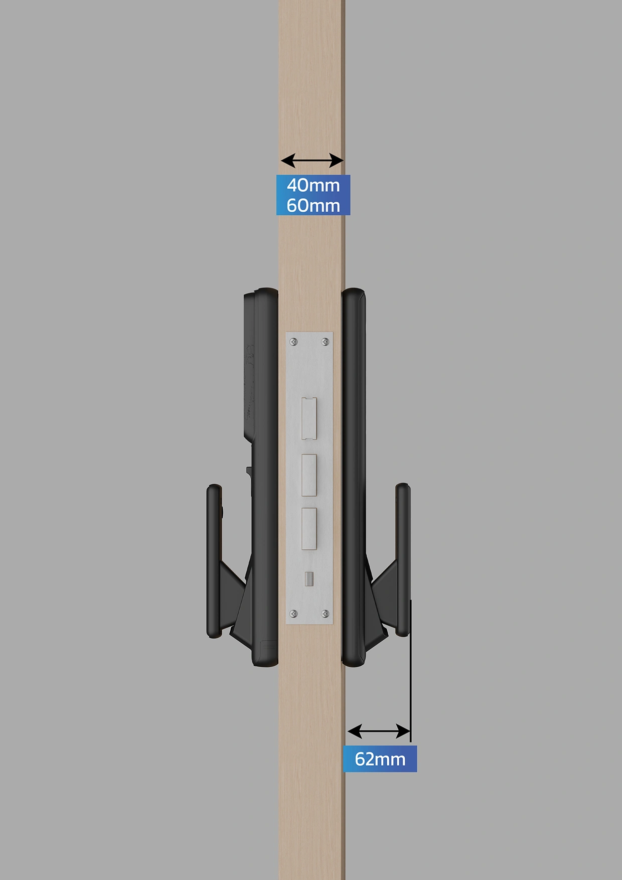 Alexi-Pro-Max-Digital-lock-door-thickness-measurement