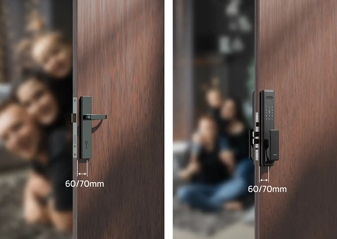 Digital Door Lock Fitting Measurement