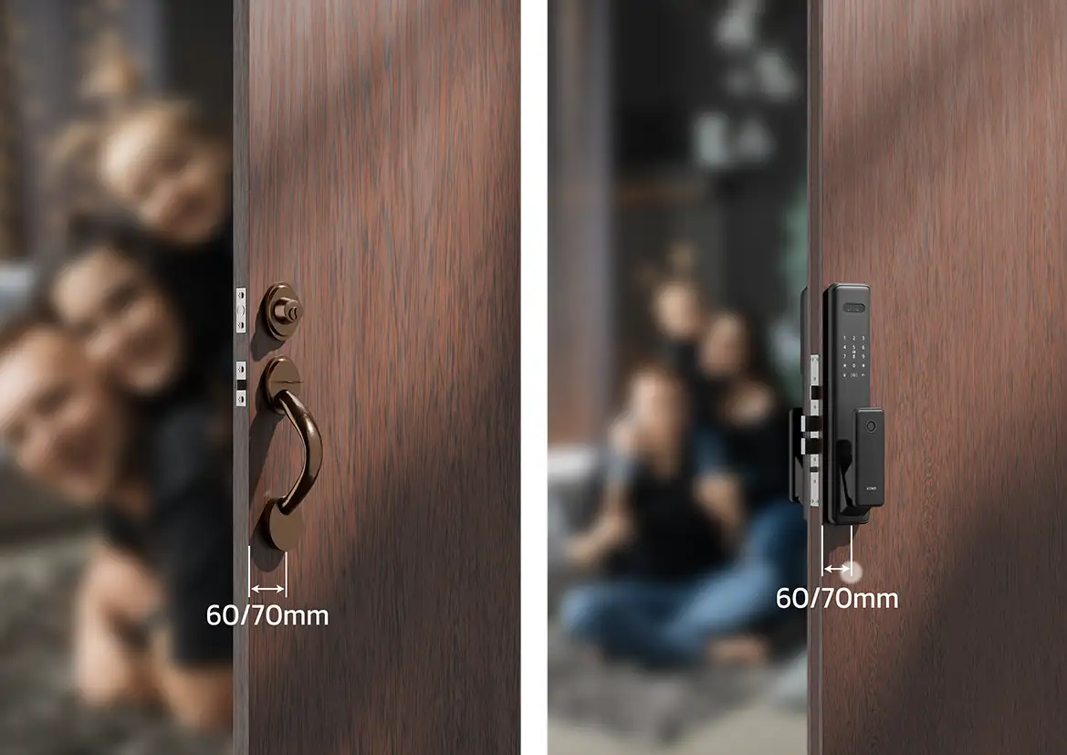 Pre-Installation Door Measurement for Lock