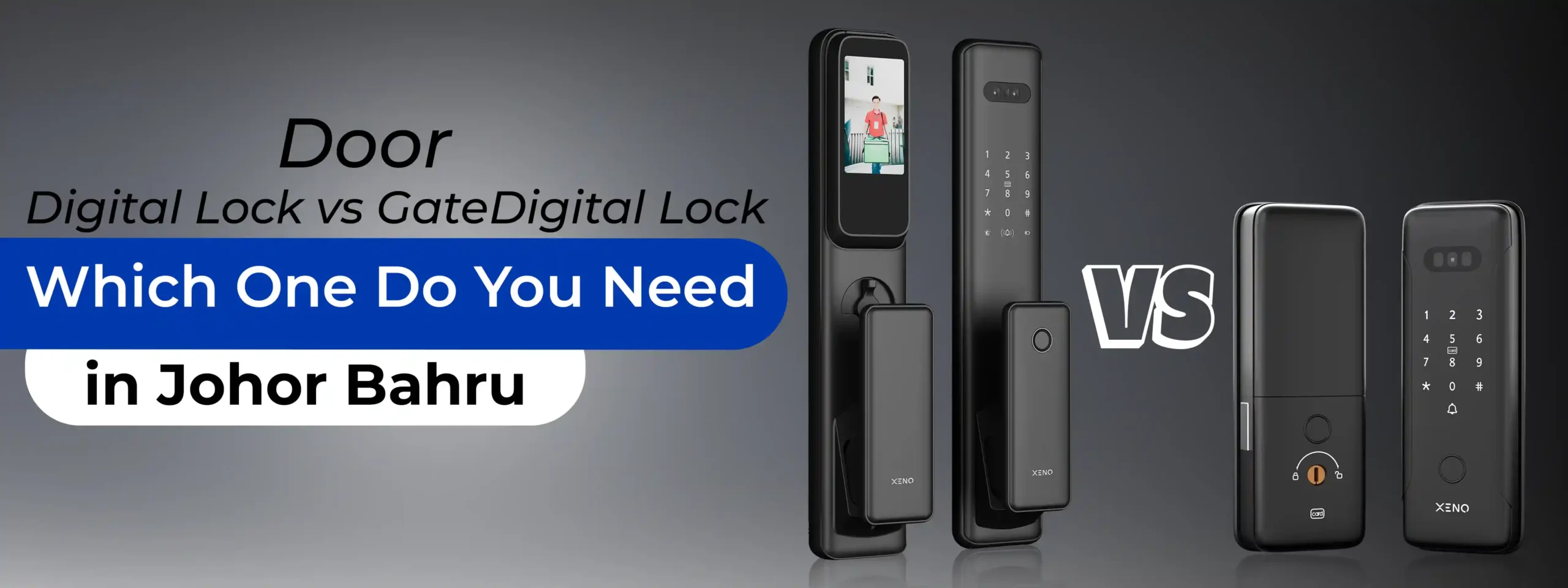 Door Digital Lock vs Gate Digital Lock Which One Do You Need in Johor Bahru