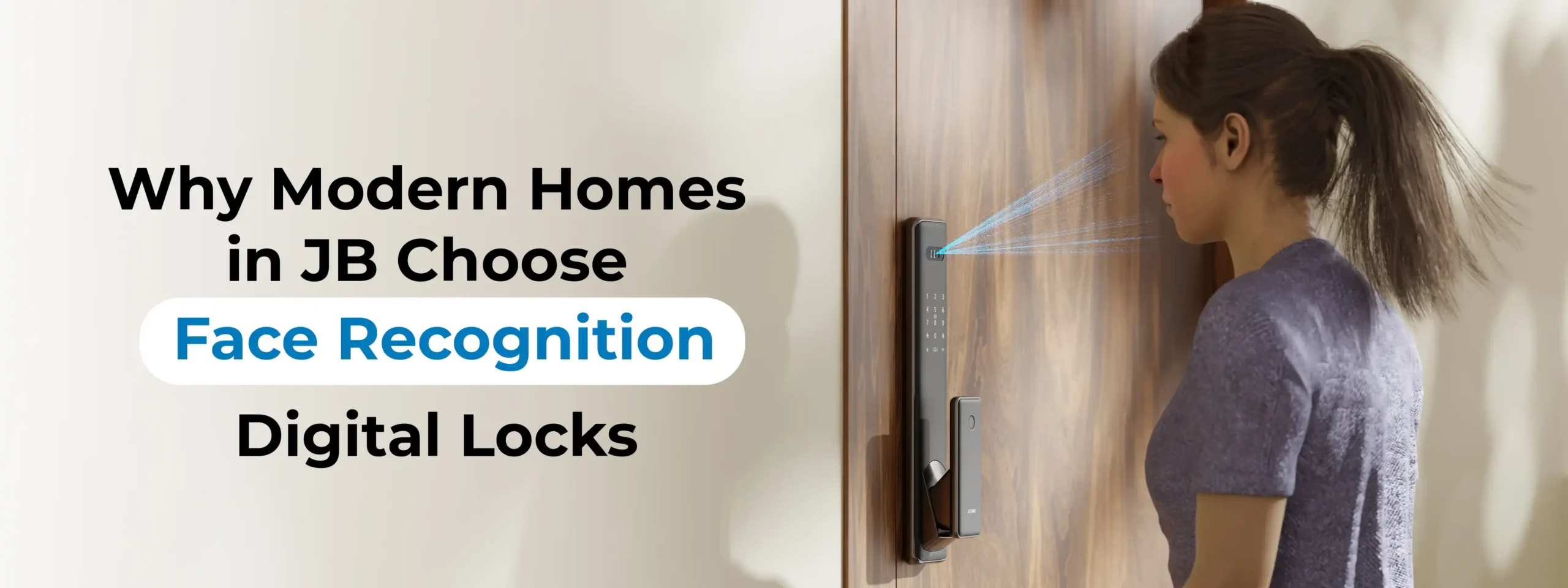 Why Modern Homes in JB Choose Face Recognition Digital Locks