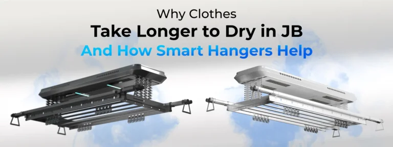 Why Clothes Take Longer to Dry in JB And How Smart Hangers Help
